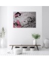 Printed pictures on Canvas for bedroom - Japanese geisha | FEEBY