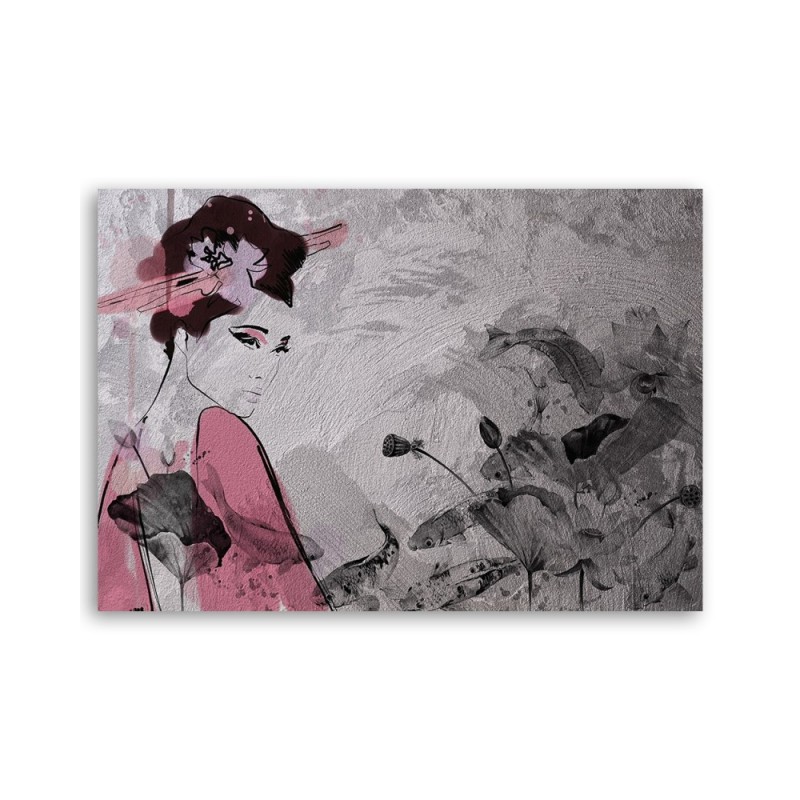 Bild auf Leinwand - Japanische Geisha | Feeby