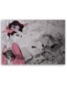 Printed pictures on Canvas for bedroom - Japanese geisha | FEEBY