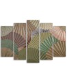 Canvas print for living room wall - Japanese fans | FEEBY