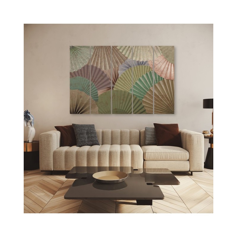 Wandbild für Wohnzimmer - Einfache Fans | Feeby