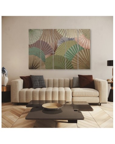 Wandbild für Wohnzimmer - Einfache Fans | Feeby