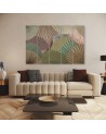 Canvas print for living room wall - Japanese fans | FEEBY