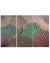 Paintings for living room triptych - Orient fans | FEEBY