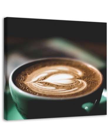 Canvas paintings for the kitchen - Coffee cup | FEEBY