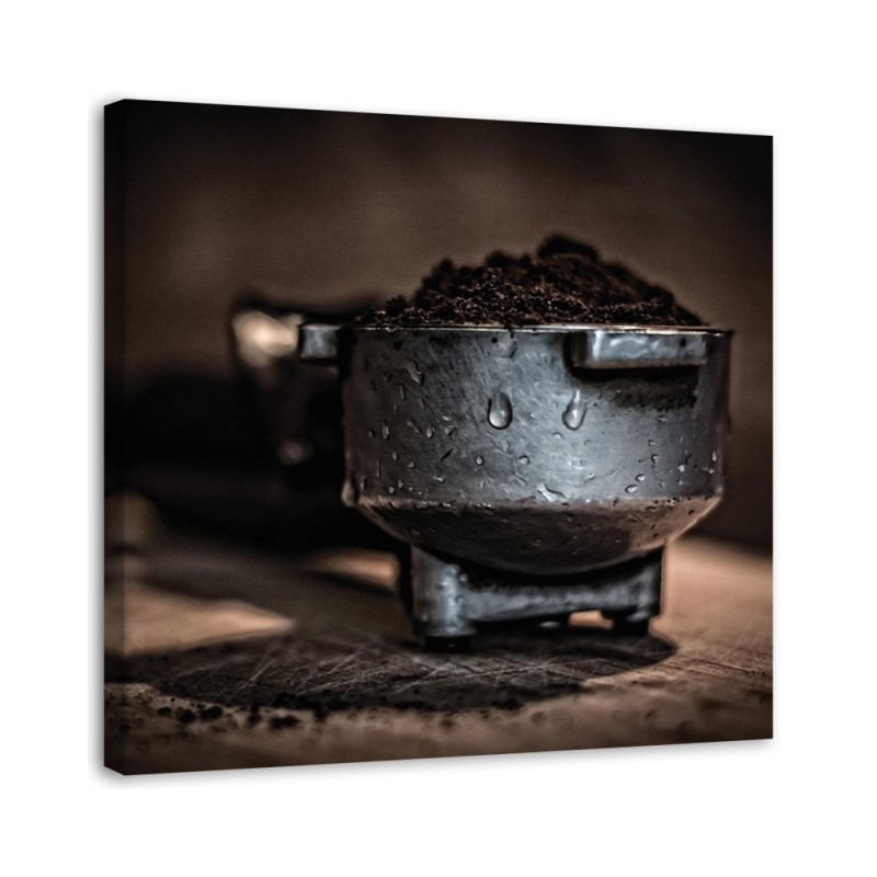 Modernes Wandbild - Gemahlener Kaffee | Feeby