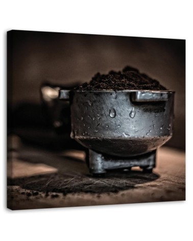 Modernes Wandbild - Gemahlener Kaffee | Feeby