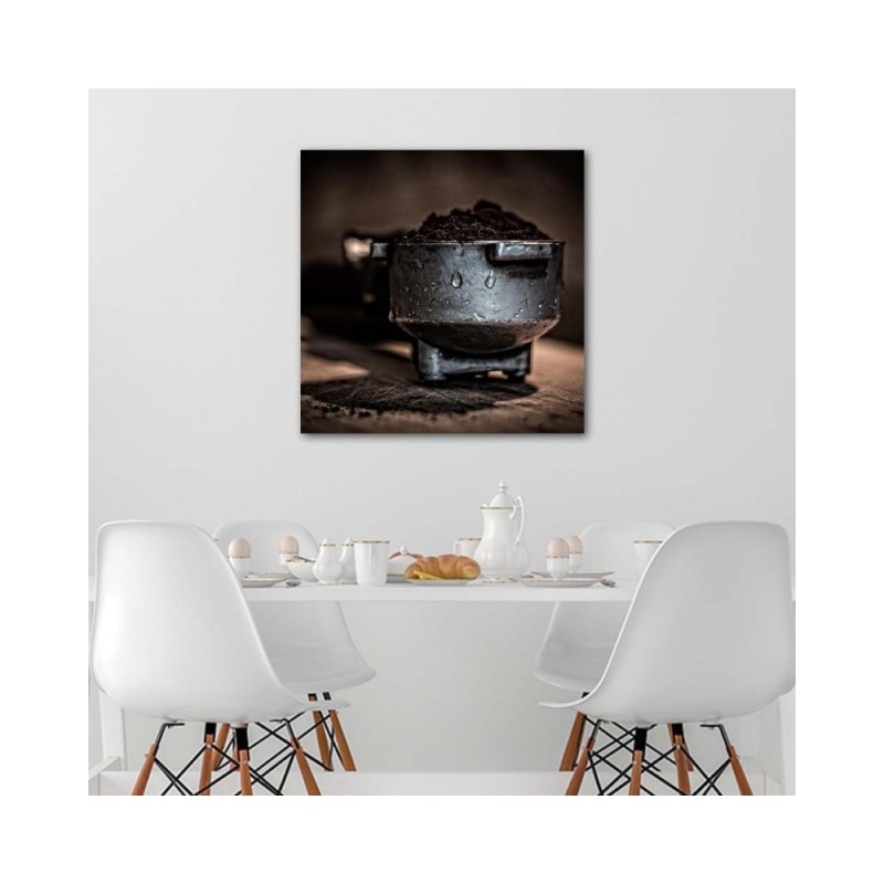 Modernes Wandbild - Gemahlener Kaffee | Feeby