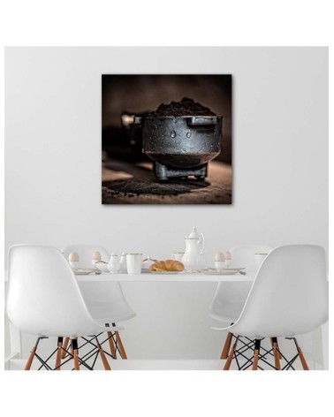 Modernes Wandbild - Gemahlener Kaffee | Feeby