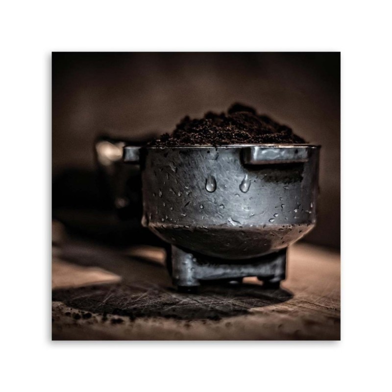 Modernes Wandbild - Gemahlener Kaffee | Feeby