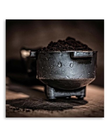 Modernes Wandbild - Gemahlener Kaffee | Feeby