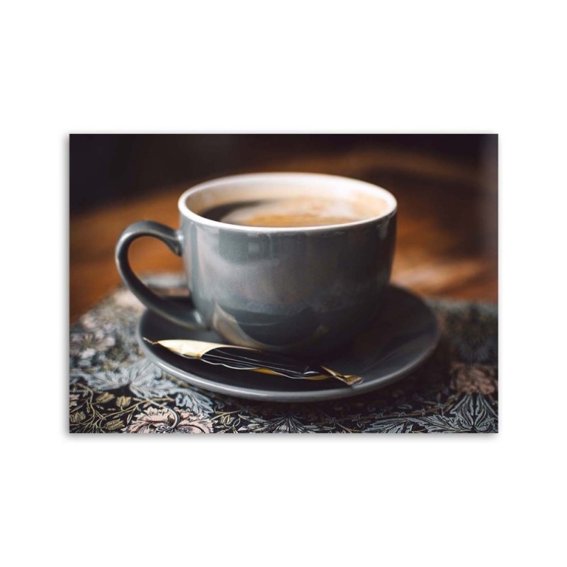 Leinwandbild - Tasse mit Kaffee | Feeby