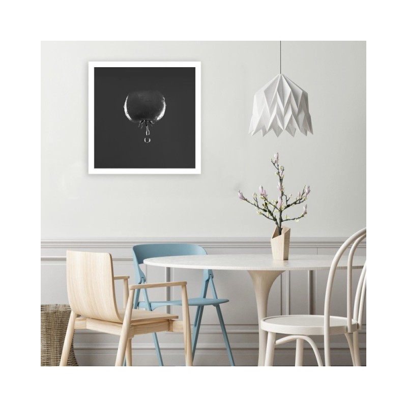 Modernes Wandbild - Tomate Wassertropfen | Feeby
