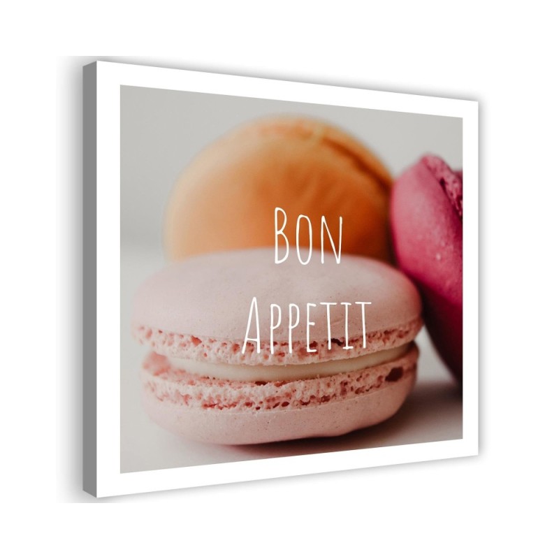 Bild auf Leinwand - Makkaroni - Bon Apetit | Feeby