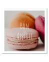 Eleganckie obrazy canvas - Makaroniki Bon Apetit do kuchni | FEEBY