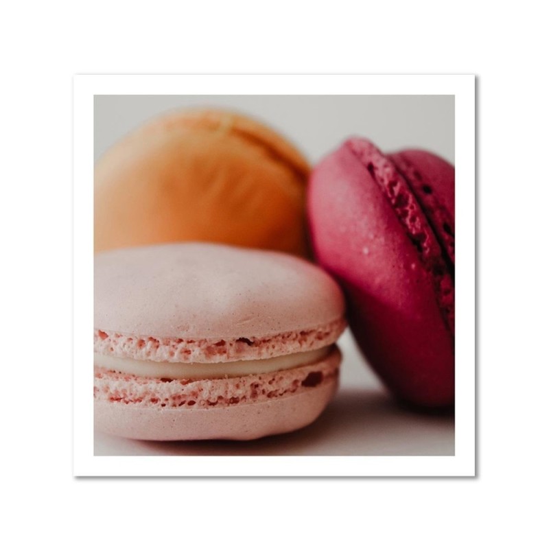 Leinwanddruck - Bunte Macarons | Feeby