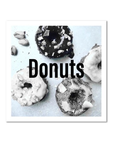 Bild auf Leinwand - Donuts Kuchen | Feeby