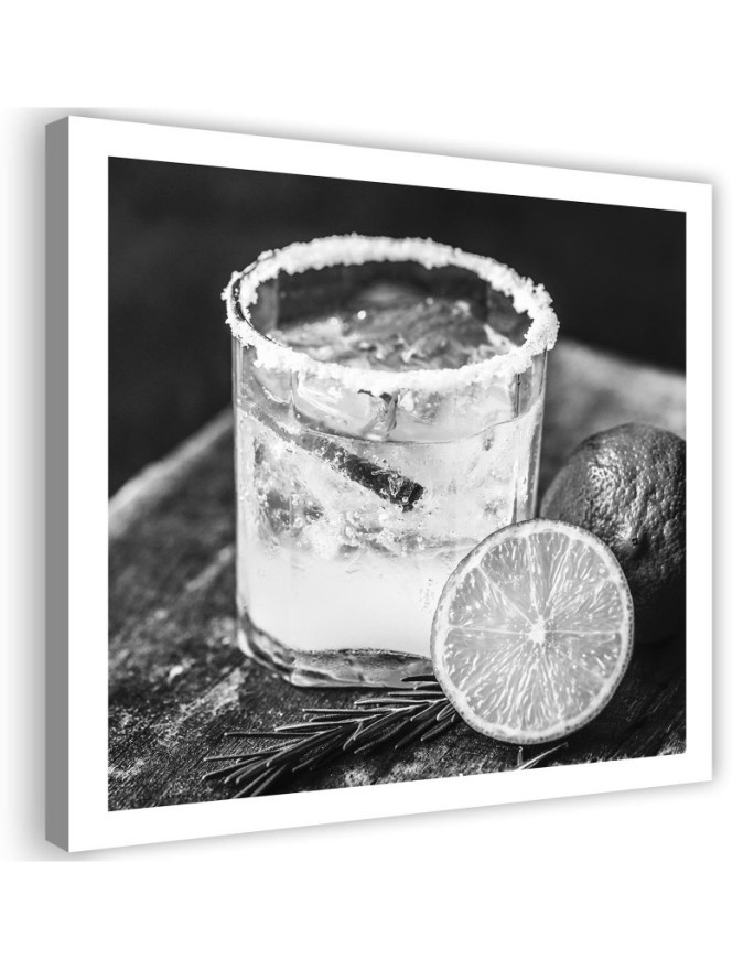 Leinwandbild - Getränk mit Zitrone | Feeby