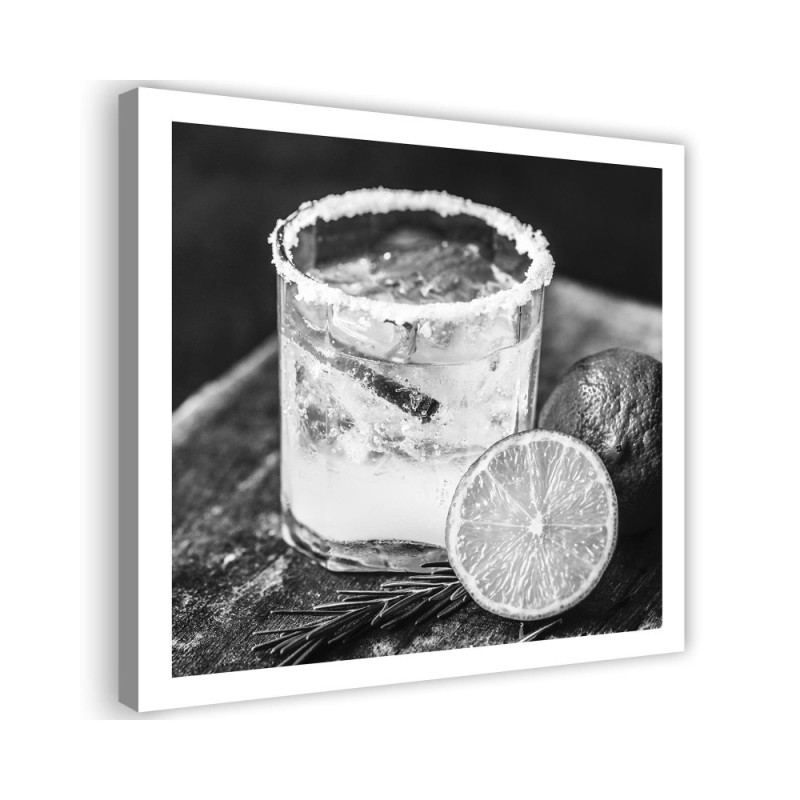 Leinwandbild - Getränk mit Zitrone | Feeby