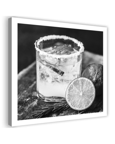 Leinwandbild - Getränk mit Zitrone | Feeby