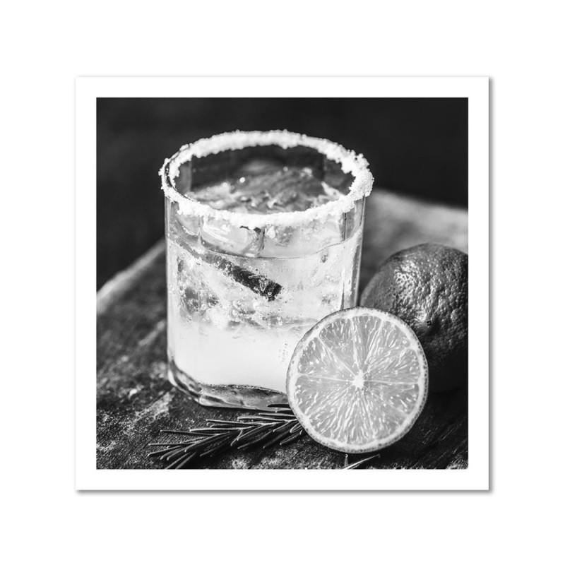 Leinwandbild - Getränk mit Zitrone | Feeby