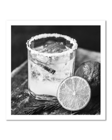 Leinwandbild - Getränk mit Zitrone | Feeby