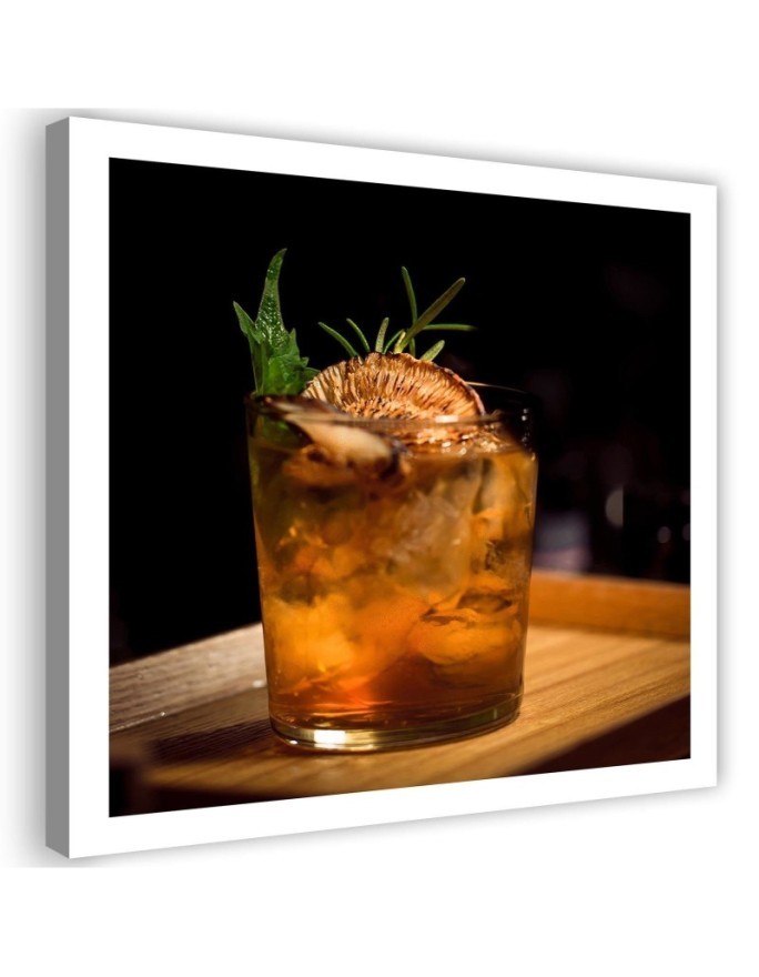 Wandbild für Wohnzimmer - Trinkglas | Feeby