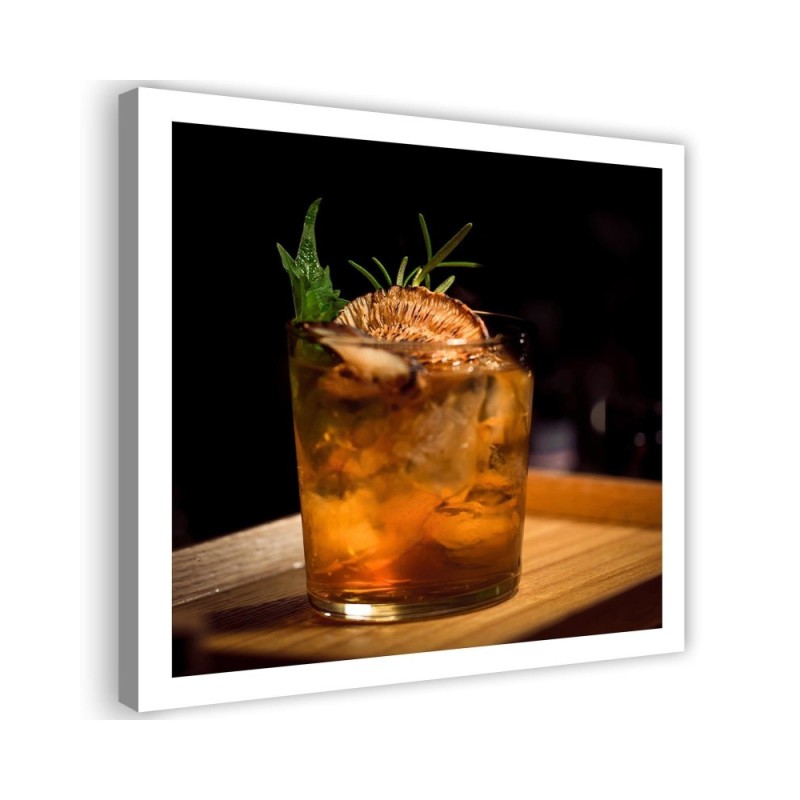 Wandbild für Wohnzimmer - Trinkglas | Feeby