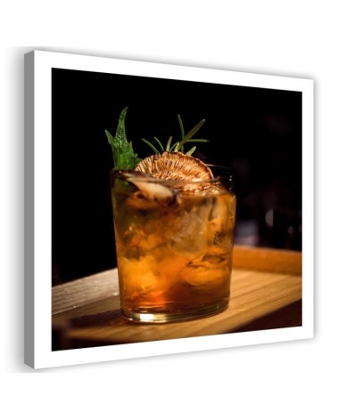 Wandbild für Wohnzimmer - Trinkglas | Feeby