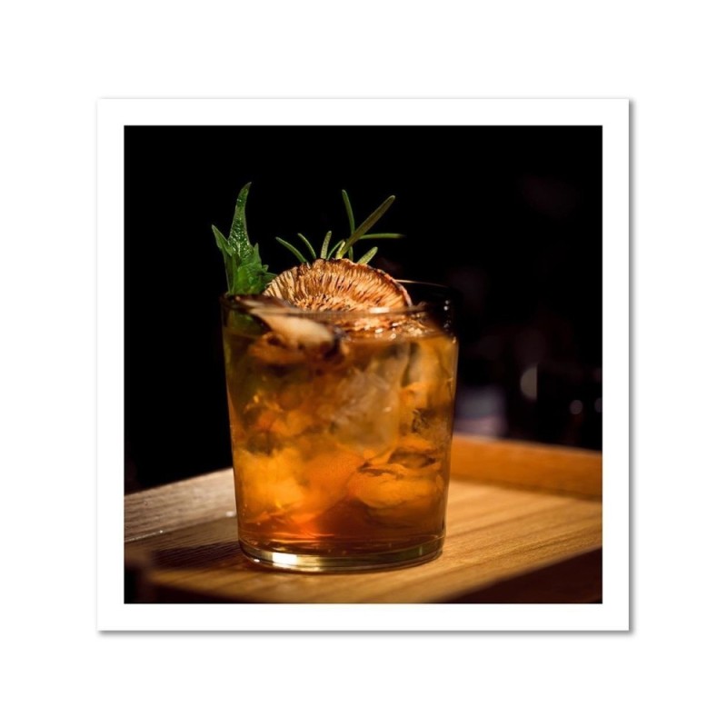 Wandbild für Wohnzimmer - Trinkglas | Feeby