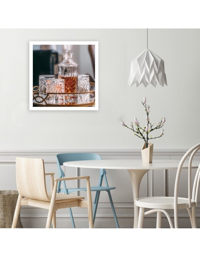 Obraz canvas do kuchni nowoczesny - Whisky karafka szklanki | FEEBY
