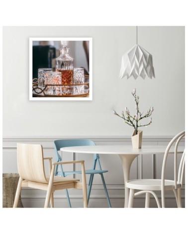 Modernes Wandbild - Whisky Dekanter und Gläser | Feeby