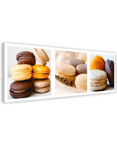 Bild auf Leinwand - Dessert-Macarons - Satz | Feeby