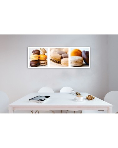 Bild auf Leinwand - Dessert-Macarons - Satz | Feeby