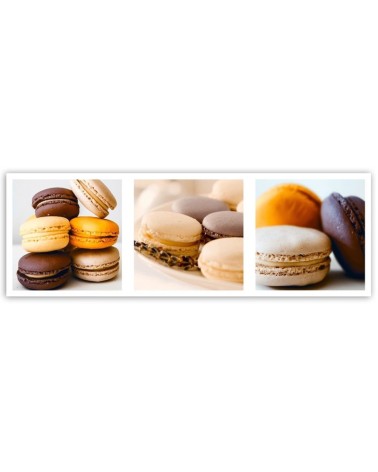 Bild auf Leinwand - Dessert-Macarons - Satz | Feeby