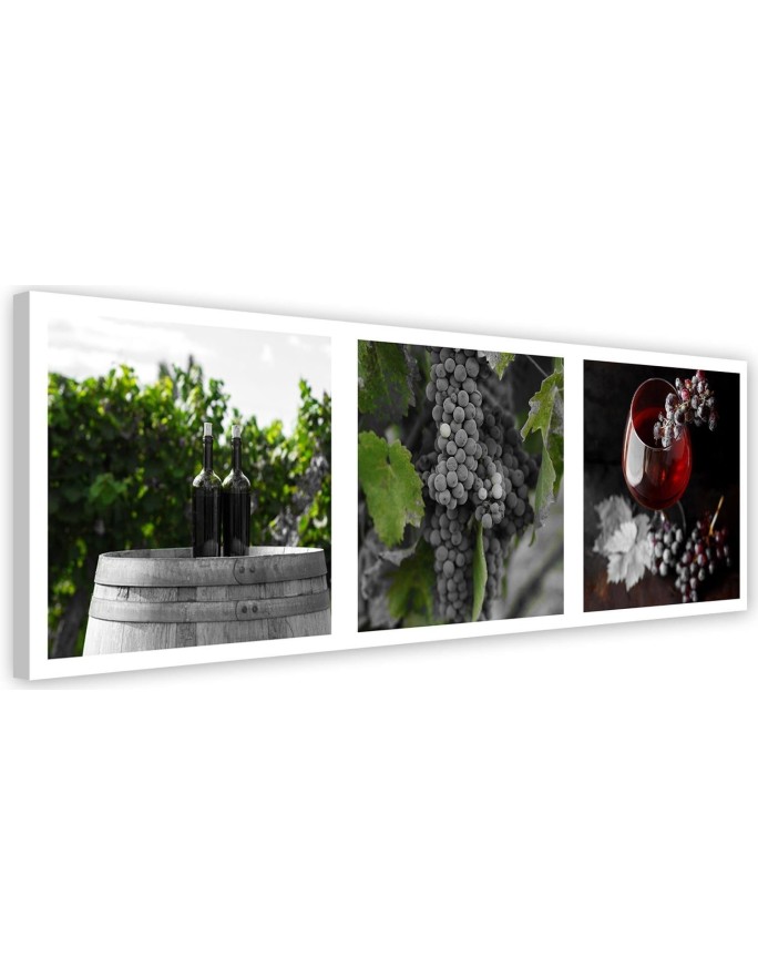 Eleganckie obrazy do kuchnia - Wino winogrona winnica | FEEBY