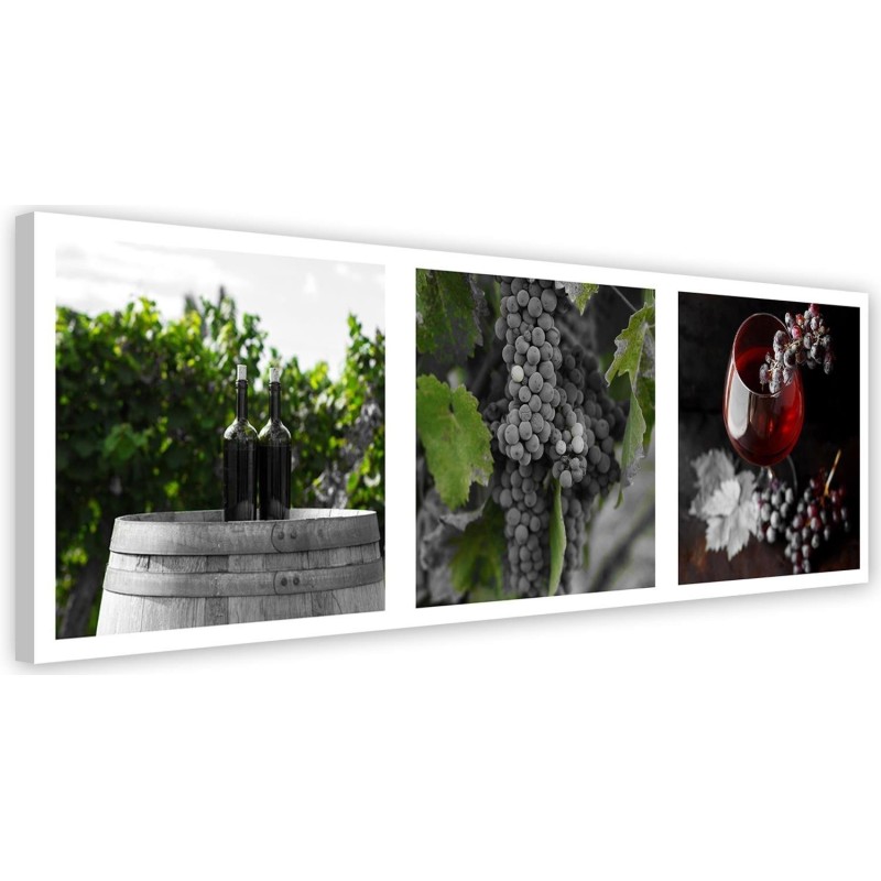 Eleganckie obrazy do kuchnia - Wino winogrona winnica | FEEBY