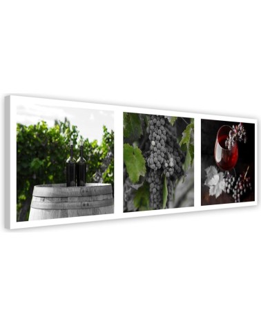Eleganckie obrazy do kuchnia - Wino winogrona winnica | FEEBY