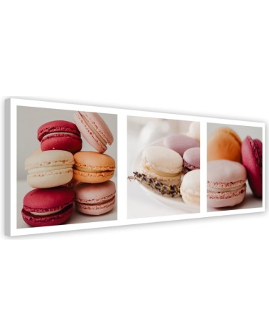 Leinwandbild modern - Süße Macarons - Set | Feeby