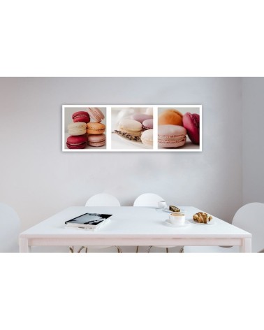Leinwandbild modern - Süße Macarons - Set | Feeby