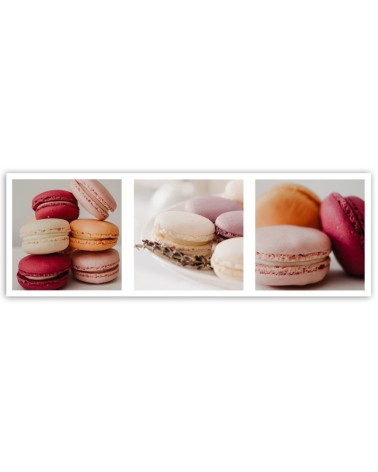 Leinwandbild modern - Süße Macarons - Set | Feeby