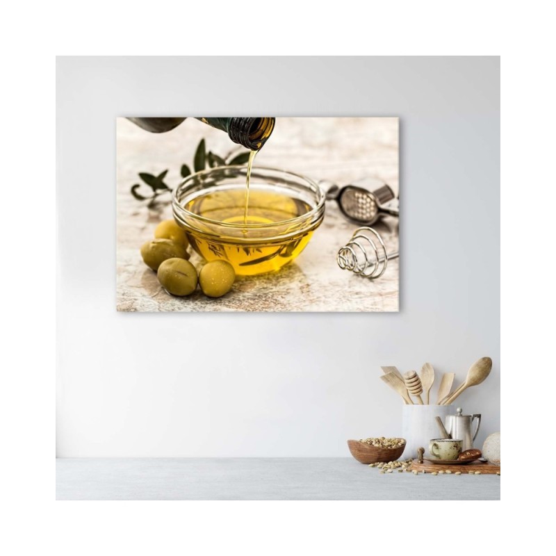 Leinwanddruck - Olivenöl | Feeby