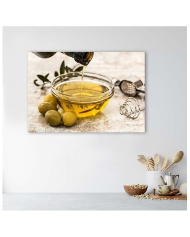 Leinwanddruck - Olivenöl | Feeby