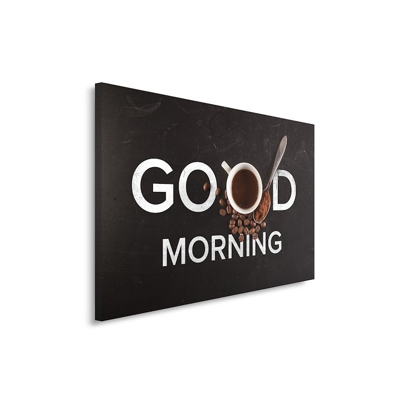 Modernes Wandbild - Guten Morgen Kaffe | Feeby