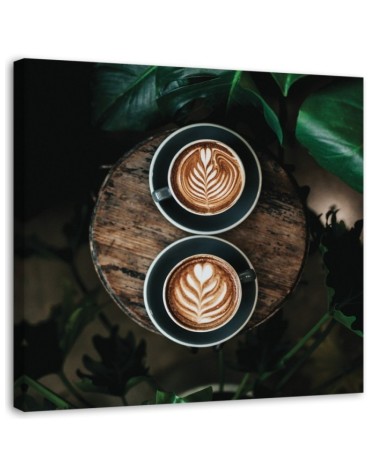 Bild auf Leinwand - Kaffee-Latte | Feeby