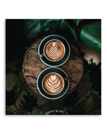 Bild auf Leinwand - Kaffee-Latte | Feeby