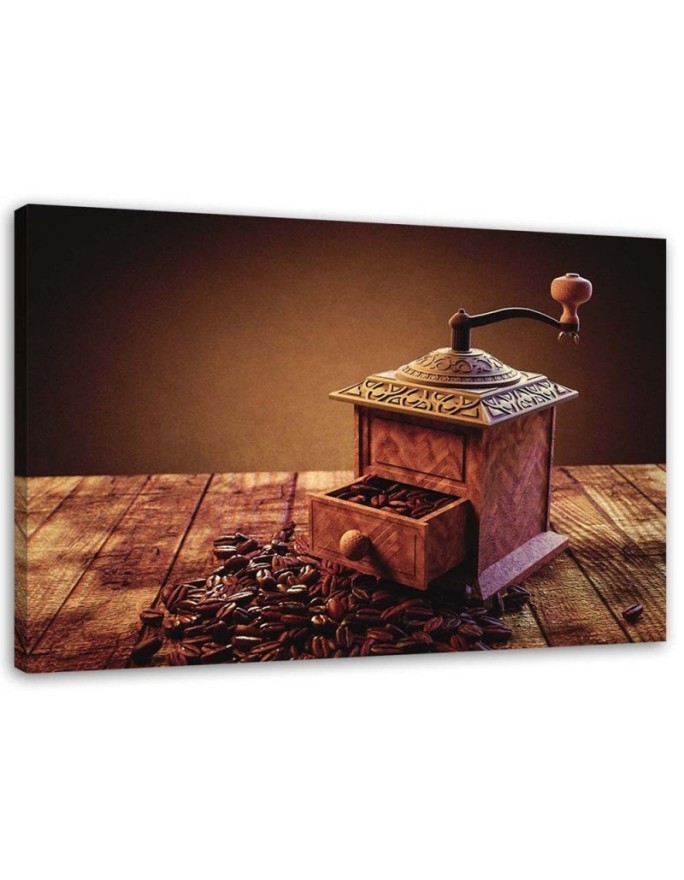 Wandbild für Wohnzimmer - Kaffeemühle | Feeby