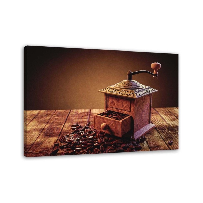 Wandbild für Wohnzimmer - Kaffeemühle | Feeby