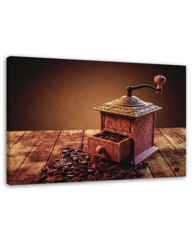 Wandbild für Wohnzimmer - Kaffeemühle | Feeby