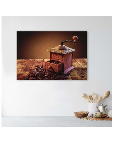 Wandbild für Wohnzimmer - Kaffeemühle | Feeby